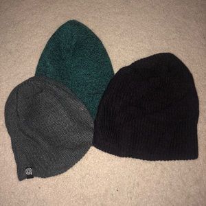 3 beanies